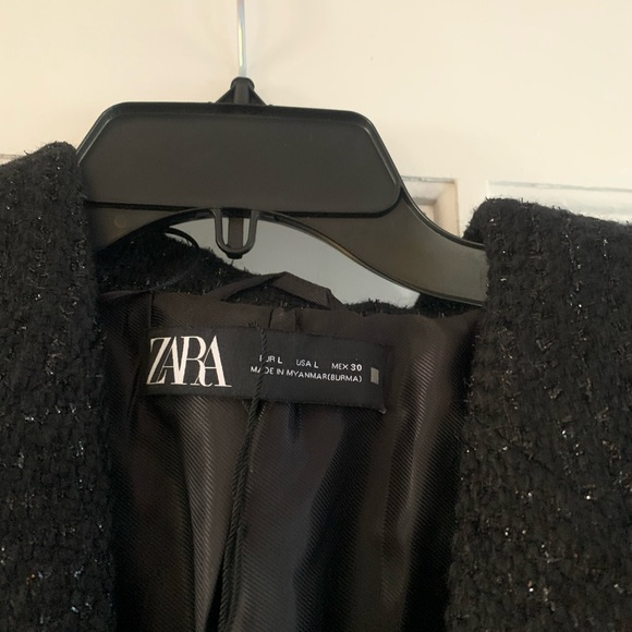 NWT ZARA never been worn blazer . Size L - Picture 5 of 5